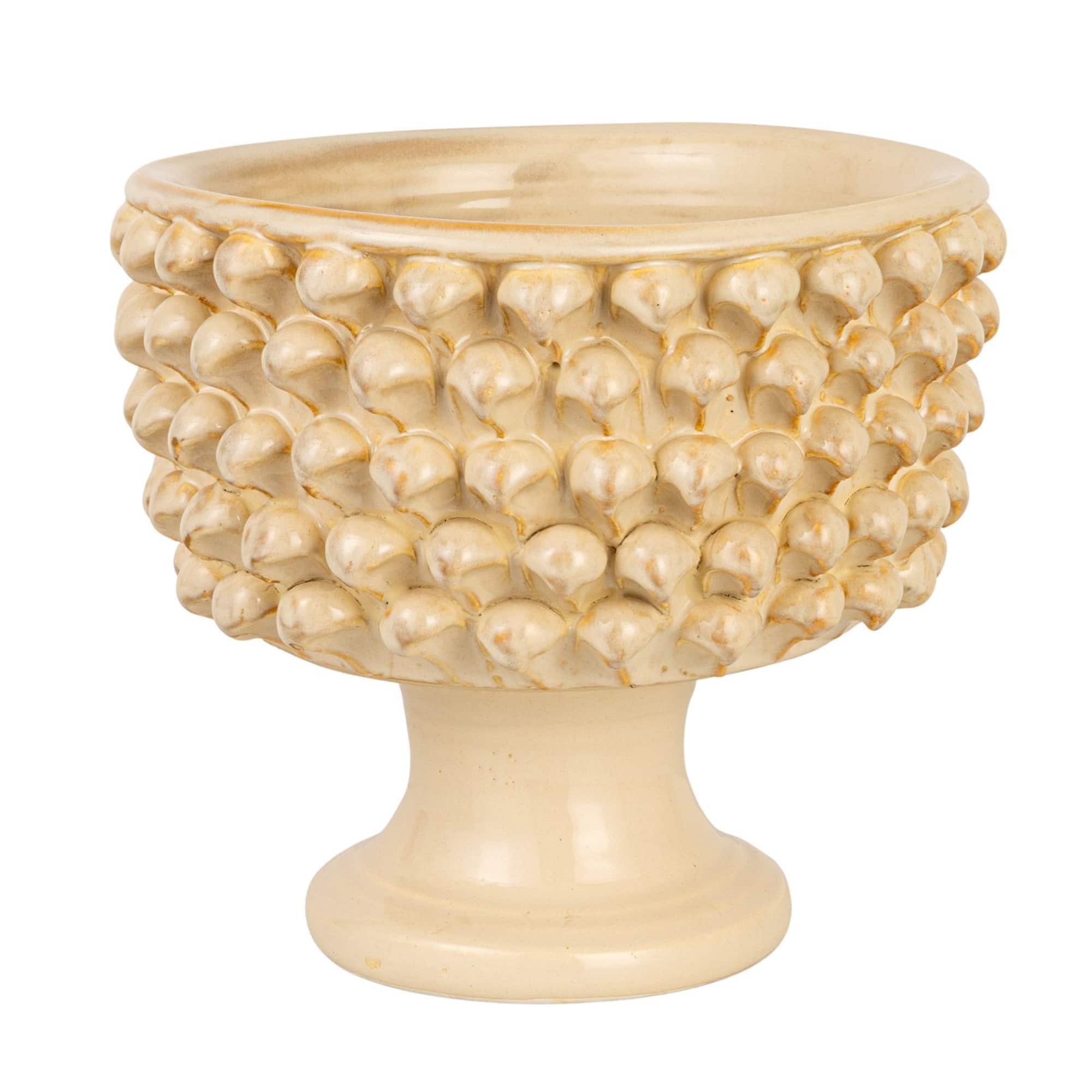 Hello Honey® 8" 3D Spiked Formed Footed Planter